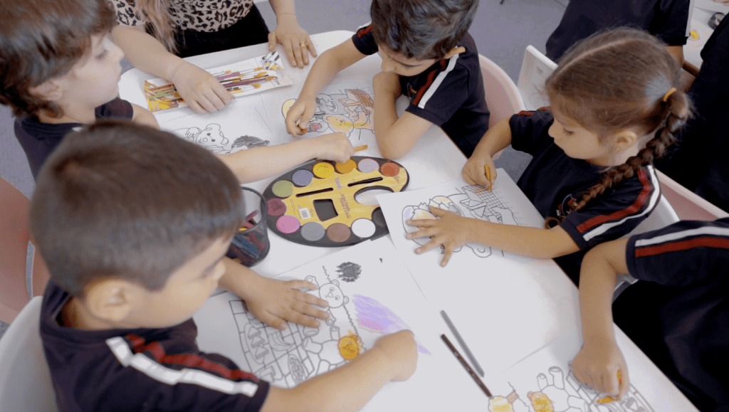 Sanny kindergarten students drawing