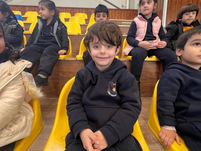 a child riding a horse in a arena, Sanny Private Kindergarten Erbil